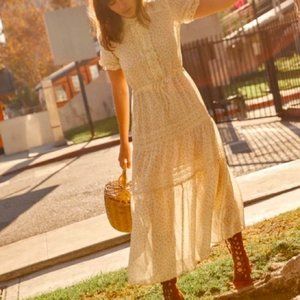 Christy Dawn Elle Dress Clementine XS